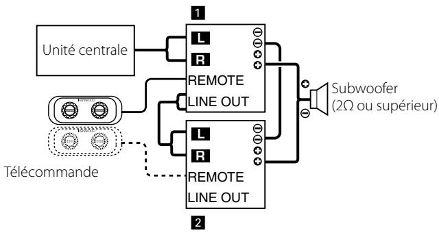 KENWOOD KAC-9152D - Commande frequency (fréquence d'amplification des basses) (kac-9152d/8152d uniquement) - 1