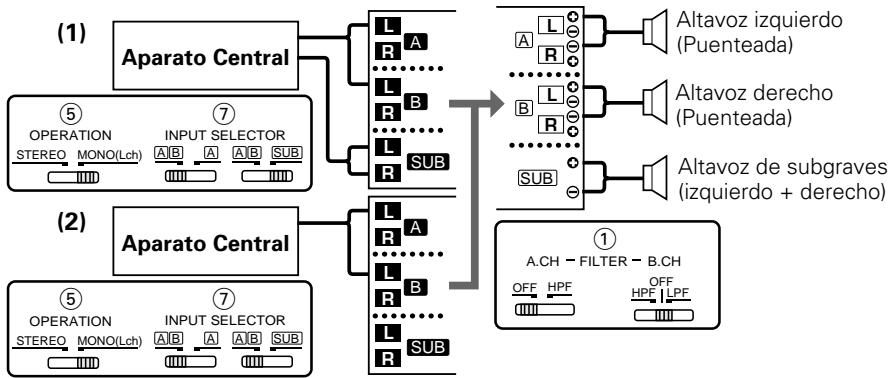 KENWOOD KAC-PS650D - Sistema de 3 canales - 1
