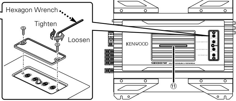 KENWOOD KAC-PS650D - ⑦ INPUT SELECTER switch (AB/A) - 1