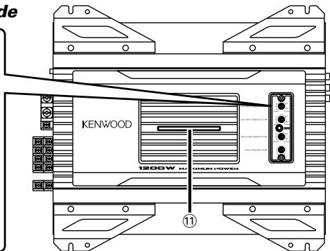 KENWOOD KAC-PS650D - - Position LPF (filtre passe-bas): (b. CH seulement) - 2