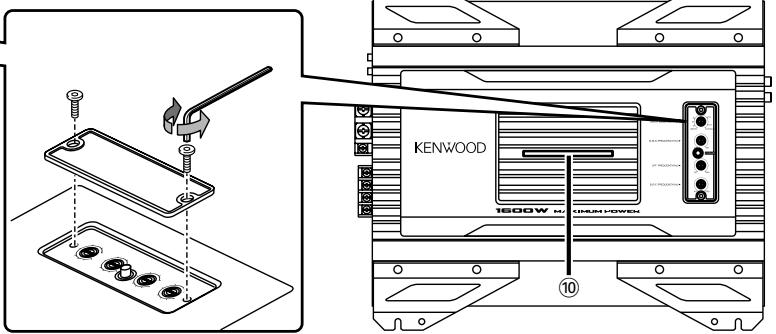 KENWOOD KAC-X810D - Desmontar la cubierta - 1