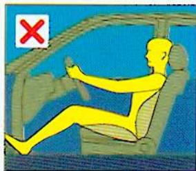 CITROEN BERLINGO 1 2000 - SCHEMA DES POSITIONS DE CONDUITE - 4