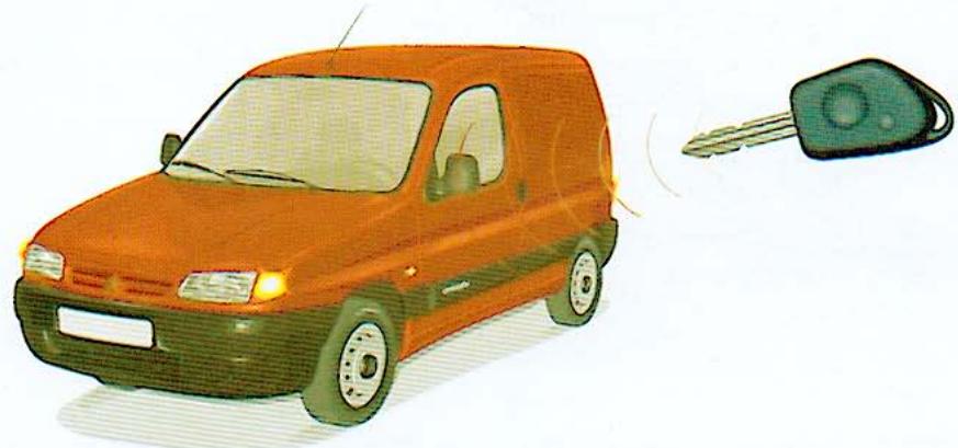 CITROEN BERLINGO 1 2000 - CLÉS, TÉLÉCOMMANDE - 1