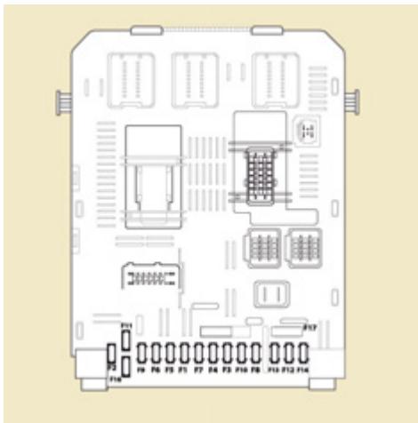 CITROEN BERLINGO 2 2010 - Fusibles planche de BORD - 1