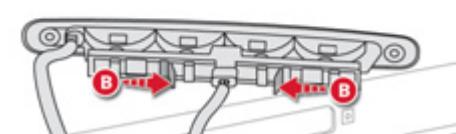 CITROEN C1 2 2012 - Troisième feu de stop (4 lampes w 5 w) - 3