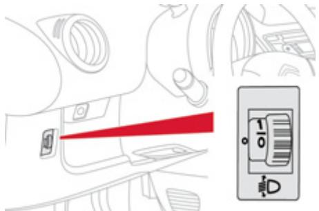 CITROEN C1 2 2012 - Réglage des projecteurs - 1