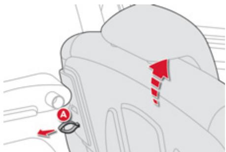 CITROEN C1 2 2012 - Rabattement du dossier de la banquette - 1