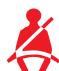 CITROEN C1 2 2012 - Témoin de non-bouclage / débouclage de ceinture(s) avant - 1