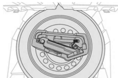 CITROEN C1 2 2012 - Roue de secours / rangements supplémentaires - 1