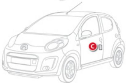 CITROEN C1 2 2012 - Masses (en kg) - 9