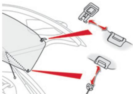 CITROEN C1 2 2014 - Tablette arrière - 2