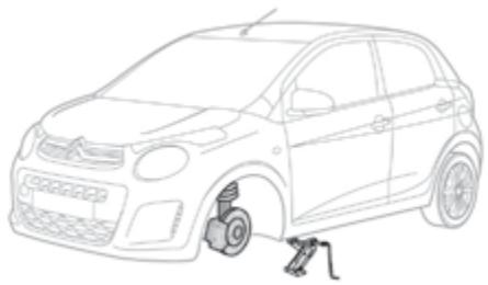 CITROEN C1 2 2014 - Démontage de la roue - 5