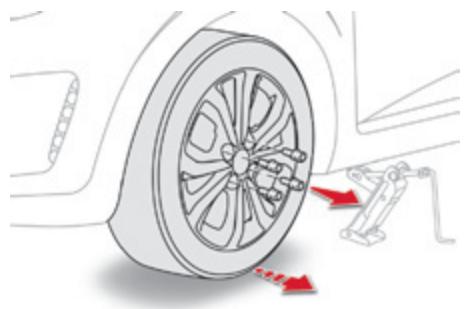 CITROEN C1 2 2014 - Démontage de la roue - 4