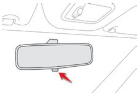 CITROEN C1 2 2014 - Rétroviseur intérieur manuel - 1
