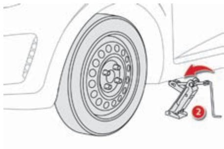 CITROEN C1 2 2014 - Fixation de la roue de secours de type "galette - 2