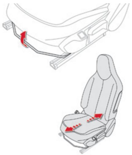 CITROEN C1 2 2014 - Inclinaison du dossier - 1