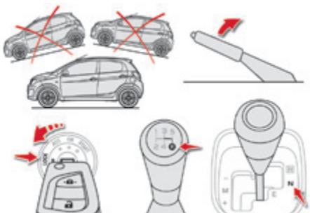CITROEN C1 2 2014 - Stationnement du véhicule - 1