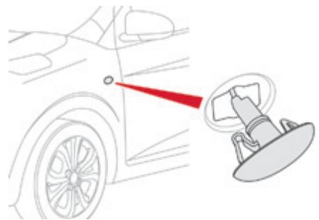 CITROEN C1 2 2014 - Troisième feu de stop (4 lampes W5W) - 1
