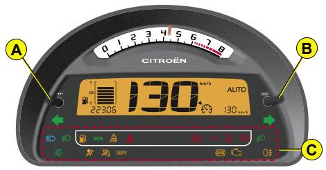 CITROEN C2 2008 - Fonctionnement si l'échéance de révision est dépassée - 5