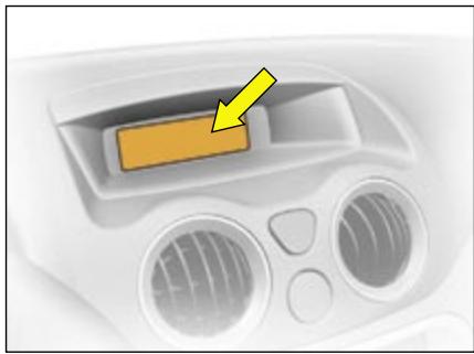 CITROEN C2 2008 - Compte de bord (pour version avec montre digitale) - 1