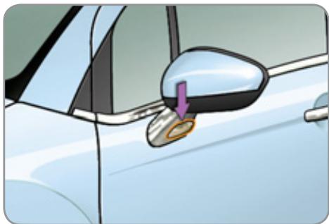 CITROEN C3 2 - Changement des répétiteurs latéraux de clignotant intégré - 1