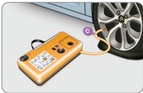 CITROEN C3 2 - Utilisation du kit - 2