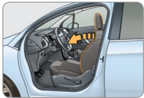 CITROEN C3 2 2011 - Réglage de l'inclinaison du dossier - 3