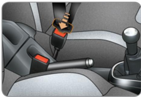 CITROEN C3 2 2011 - Ceintures avant - 1