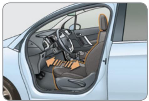CITROEN C3 2 2011 - Sièges avant - 1