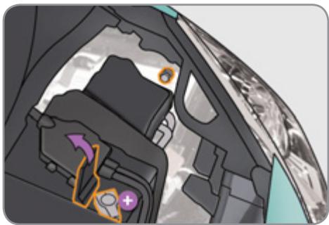 CITROEN C3 2 2011 - Accès à la batterie - 1