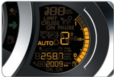CITROEN C3 2 2011 - Affichage dans le combiné - 1