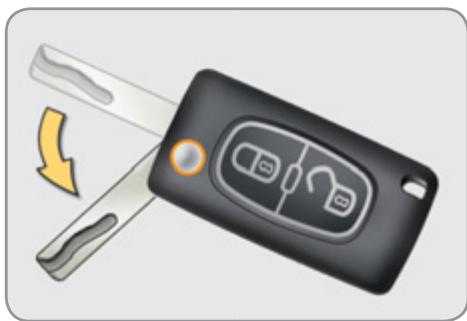 CITROEN C3 2 2011 - Verrouillage avec la clé - 3