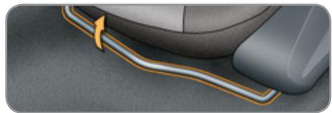 CITROEN C3 2 2011 - Réglage de l'inclinaison du dossier - 4
