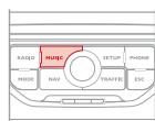 CITROEN C3 PICASSO 2012 - UTILISER L'ENTREE AUXILIAIRE (AUX) CABLE AUDIO JACK-RCA NON FOURNI - 3