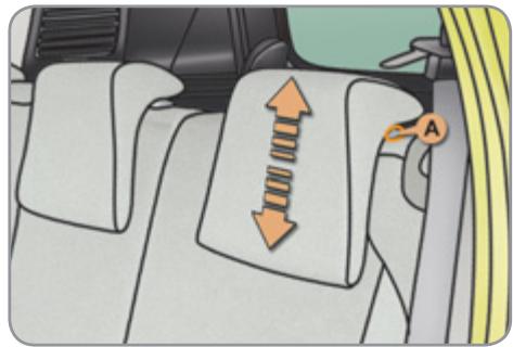CITROEN C3 PICASSO 2012 - Réglage des appuis-tête - 1