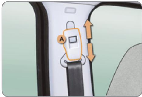 CITROEN C3 PICASSO 2012 - Réglage en hauteur - 1