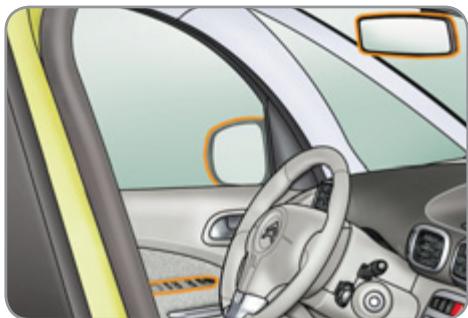 CITROEN C3 PICASSO 2012 - RETROVISEURS - 1