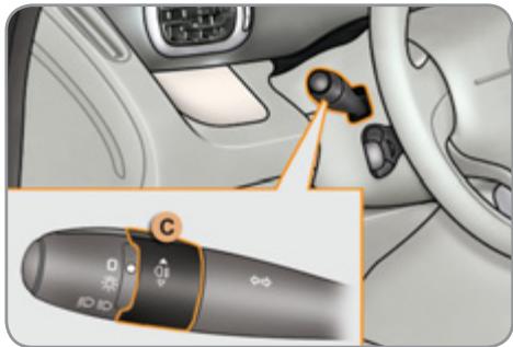 CITROEN C3 PICASSO 2012 - Modèle avec feu antibrouillard arrêté seul - 1