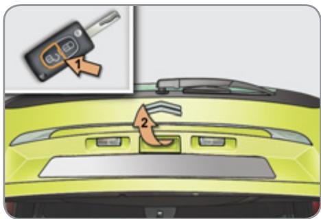 CITROEN C3 PICASSO 2012 - Coffre - 1