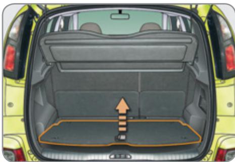 CITROEN C3 PICASSO 2012 - Plancher de coffre mobile - 1