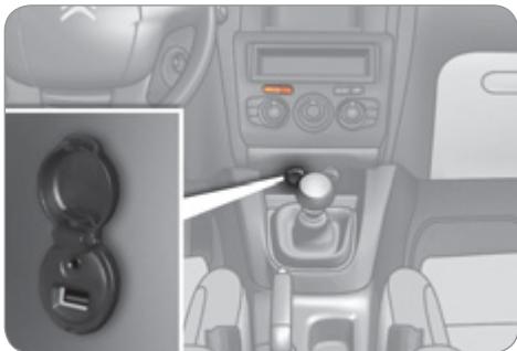 CITROEN C4 2 2011 - PRISE USB / PRISE AUXILIAIRE - 1