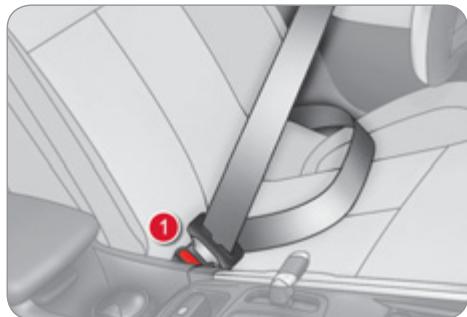 CITROEN C4 2 2011 - Ceintures avant - 1
