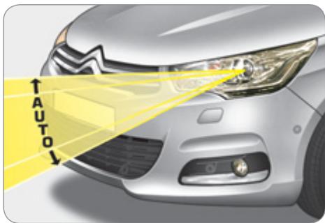 CITROEN C4 2 2011 - RÉGLAGE AUTOMATIQUE DES PROJECTEURS AU XÉNON - 1