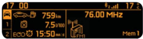 CITROEN C4 2 2011 - Écran monochrome C - 2