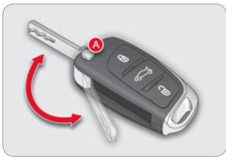 CITROEN C4 2 2011 - Clé à télécommande 3 boutons - 1