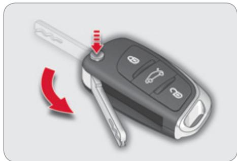 CITROEN C4 2 2011 - Fermeture des vitres avec la télécommande 3 boutons - 3