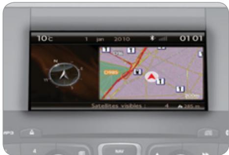 CITROEN C4 2 2011 - ÉCRAN COULEUR ET CARTOGRAPHIQUE - 1