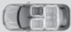 CITROEN C4 2 2011 - EMPLACEMENT DES SIÈGES ENFANTS ATTACHÉS AVEC LA CEINTURE DE SÉCURITÉ - 1