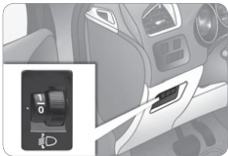 CITROEN C4 2 2011 - RÉGLAGE MANUEL DES PROJECTEURS HALOGÈNES - 1