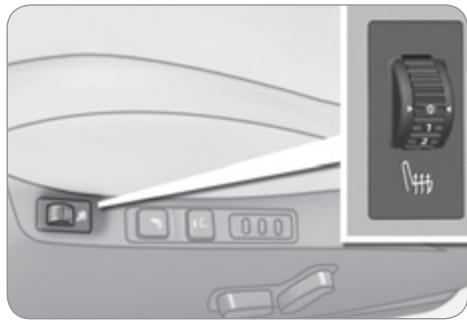 CITROEN C4 2 2011 - Réglage en hauteur et en inclinaison de l'appui-tête - 2